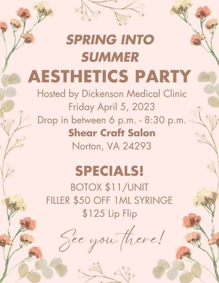 Botox Party, Shear Craft, Norton, 5 April 2024 AllEvents.in