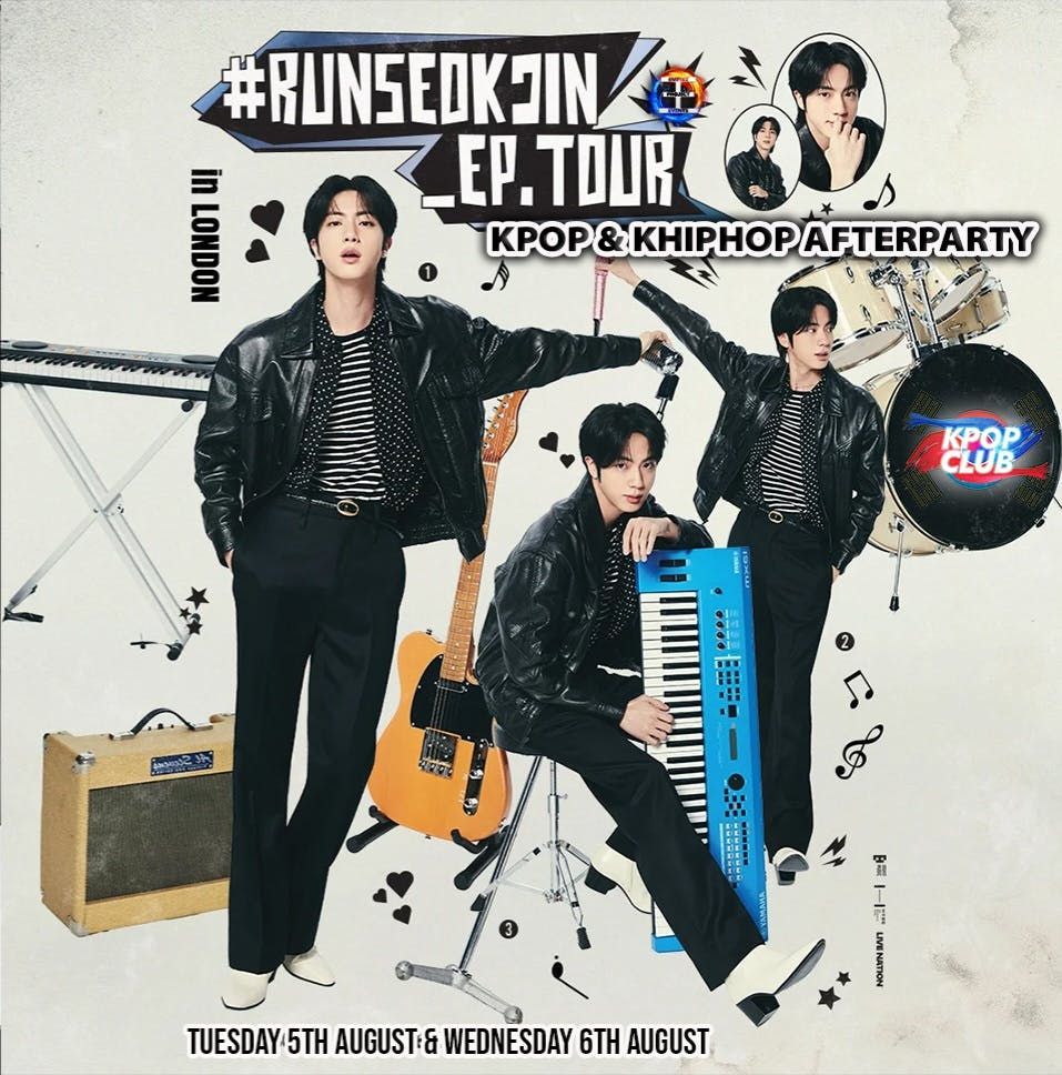 JIN LONDON TUESDAY AFTERPARTY: KPop Club | KPop KHipHop EDM | Tickets from £5 | 5/8/25, 5 August | AllEvents