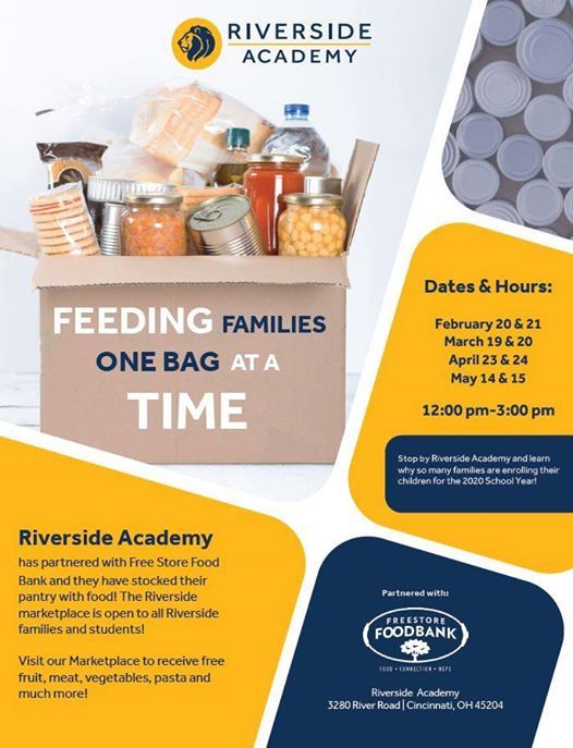 Freestore Foodbank Pantry Pickup Riverside Academy Cincinnati 14 May
