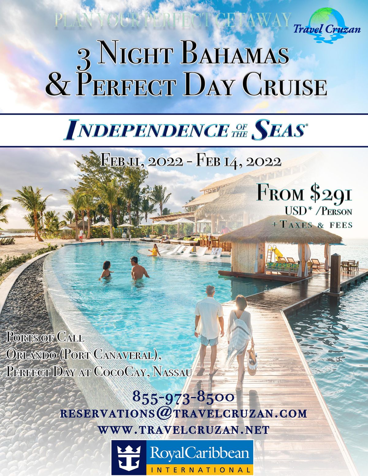 3 Day Cruise On Independence Of The Seas Bahamas Port Canaveral Terminal 3 Carnival Cape Canaveral February 11 To February 14 Allevents In Holiday Events Nassau County 2022