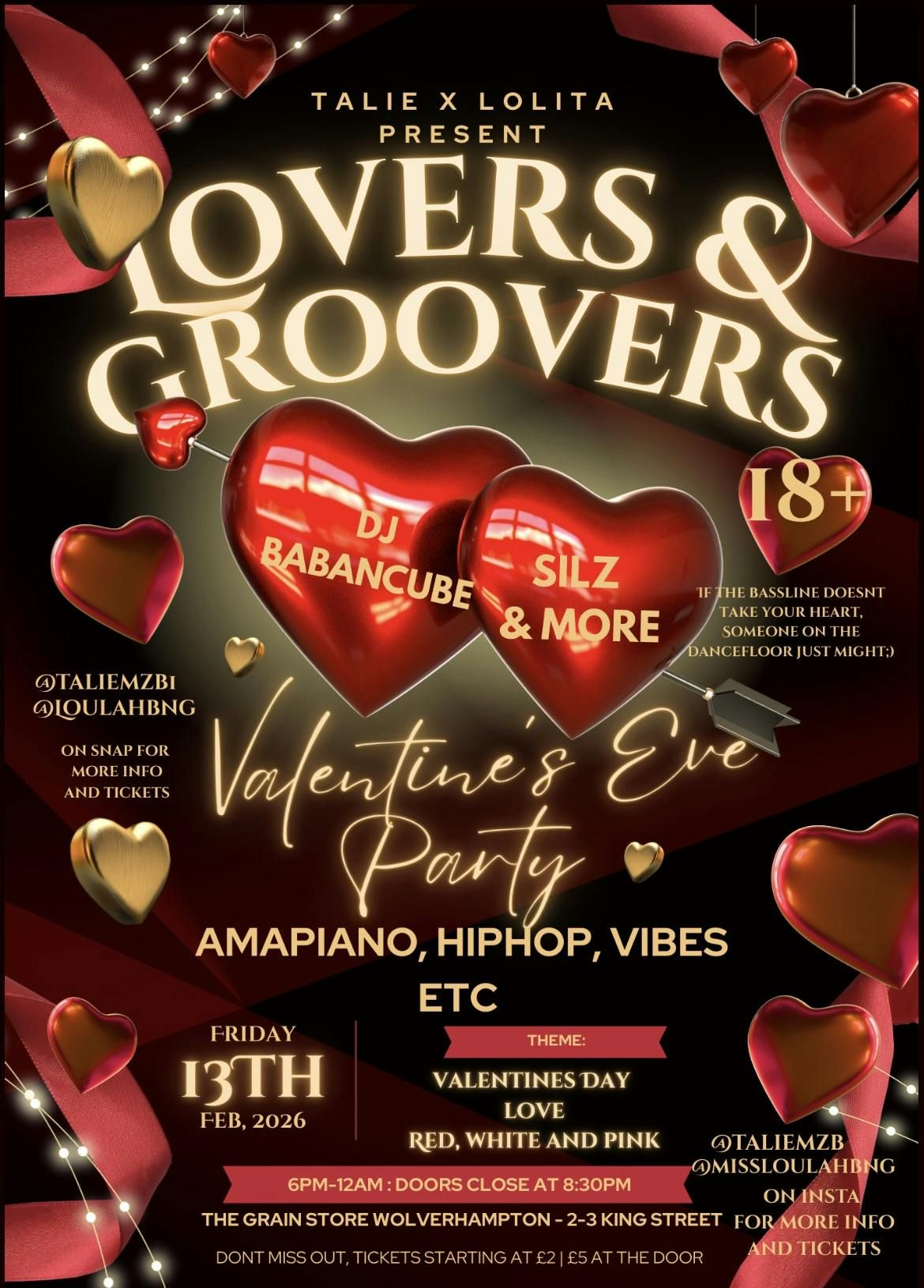 Lovers &amp; Groovers, 13 February | Event in Wolverhampton | AllEvents