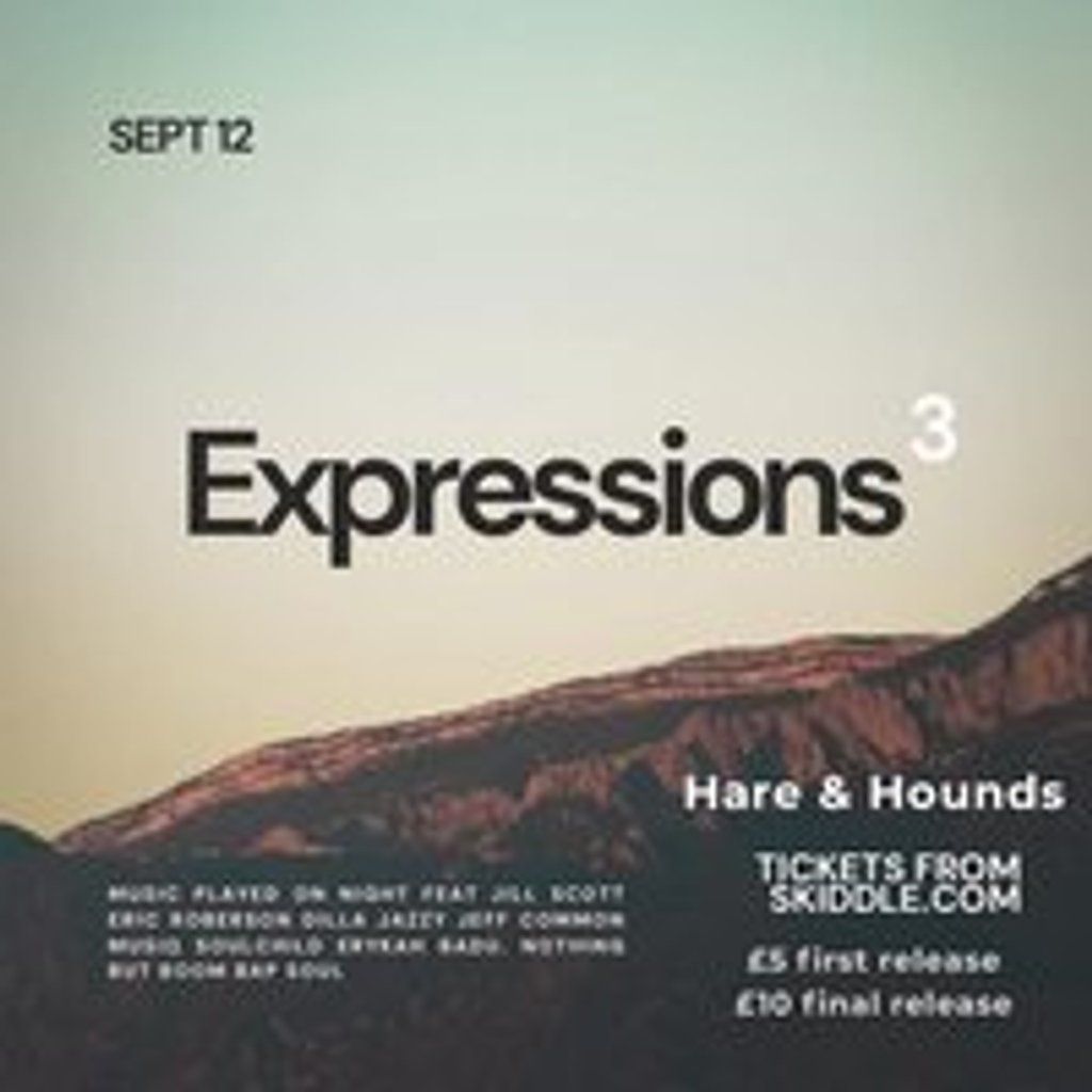 Expressions, 13 September | Event in Birmingham | AllEvents