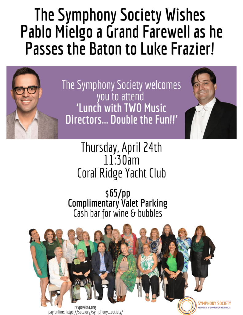 Symphony of the Americas - Pass the Baton at Broward Center Amaturo, 28 April | Event in Fort Lauderdale | AllEvents