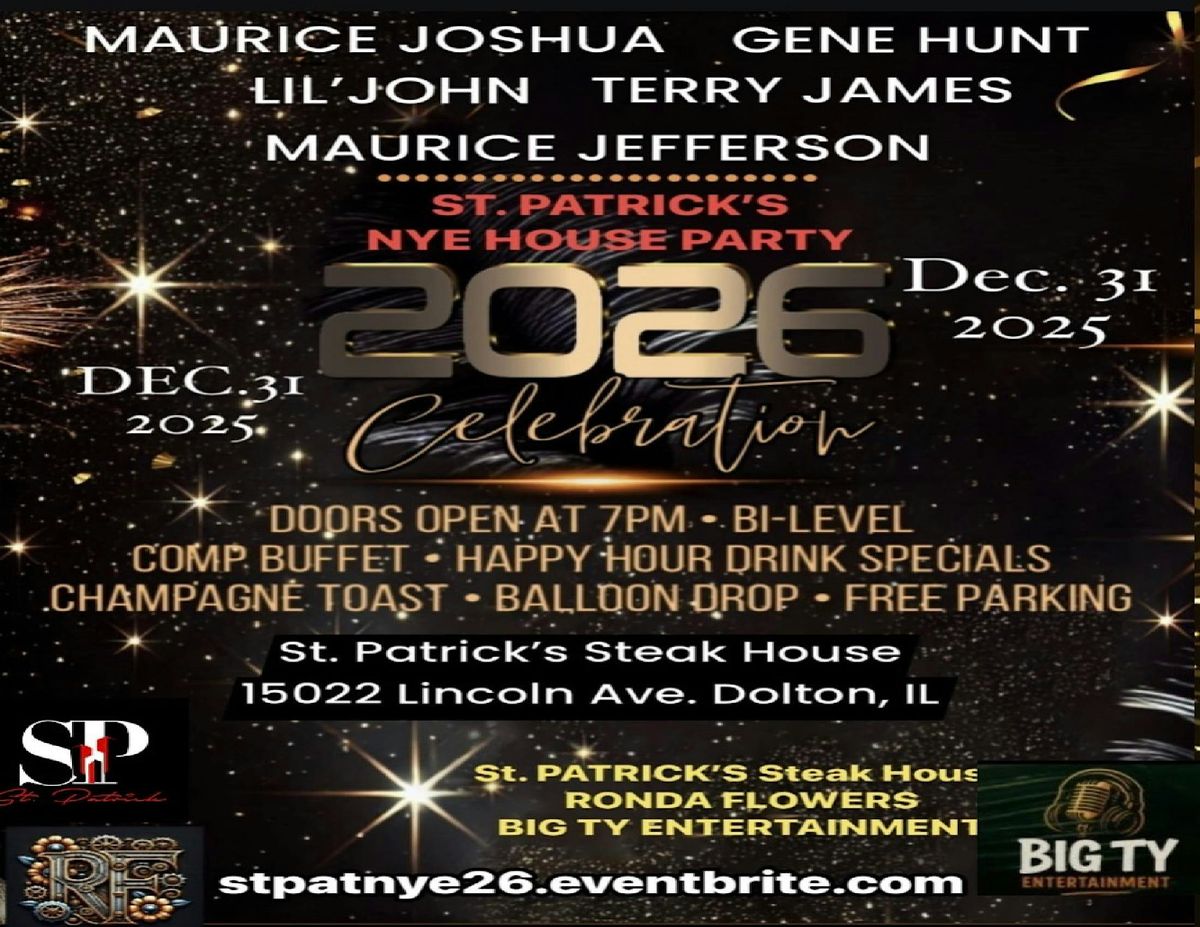 St. Patrick’s New Year’s Eve 2026 House Party, 31 December | Event in Dolton | AllEvents