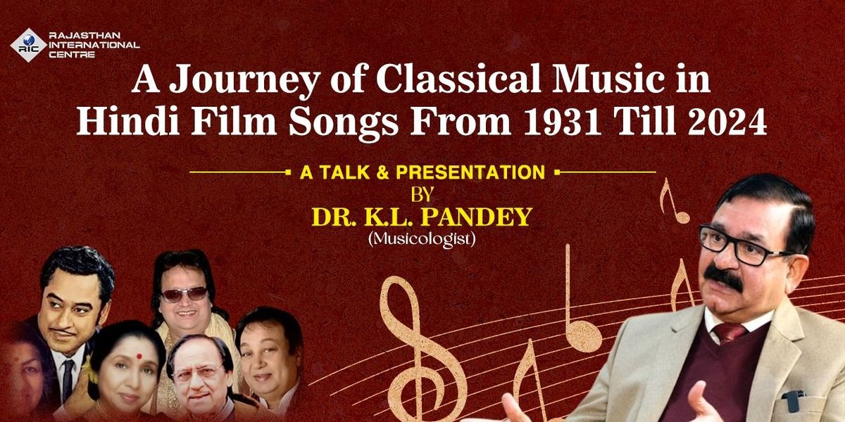 Classical Music in Hindi Films: 1931-2024, 24 May | Event in Jaipur | AllEvents