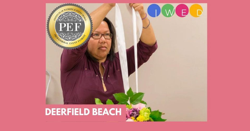 Professional Event Florist Deerfield Beach, FL, Institute of Wedding & Event Design (IWED