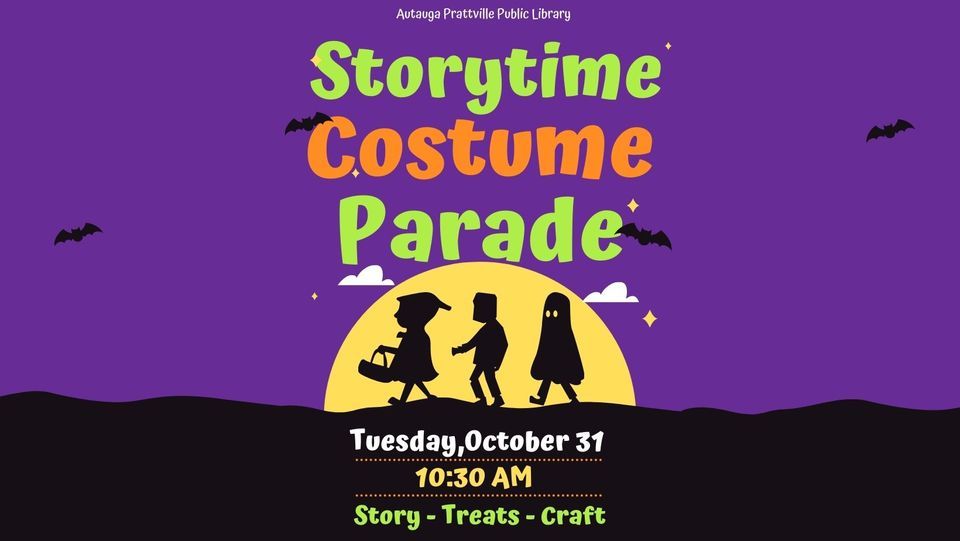 Storytime Costume Parade , Autauga Prattville Public Library, October