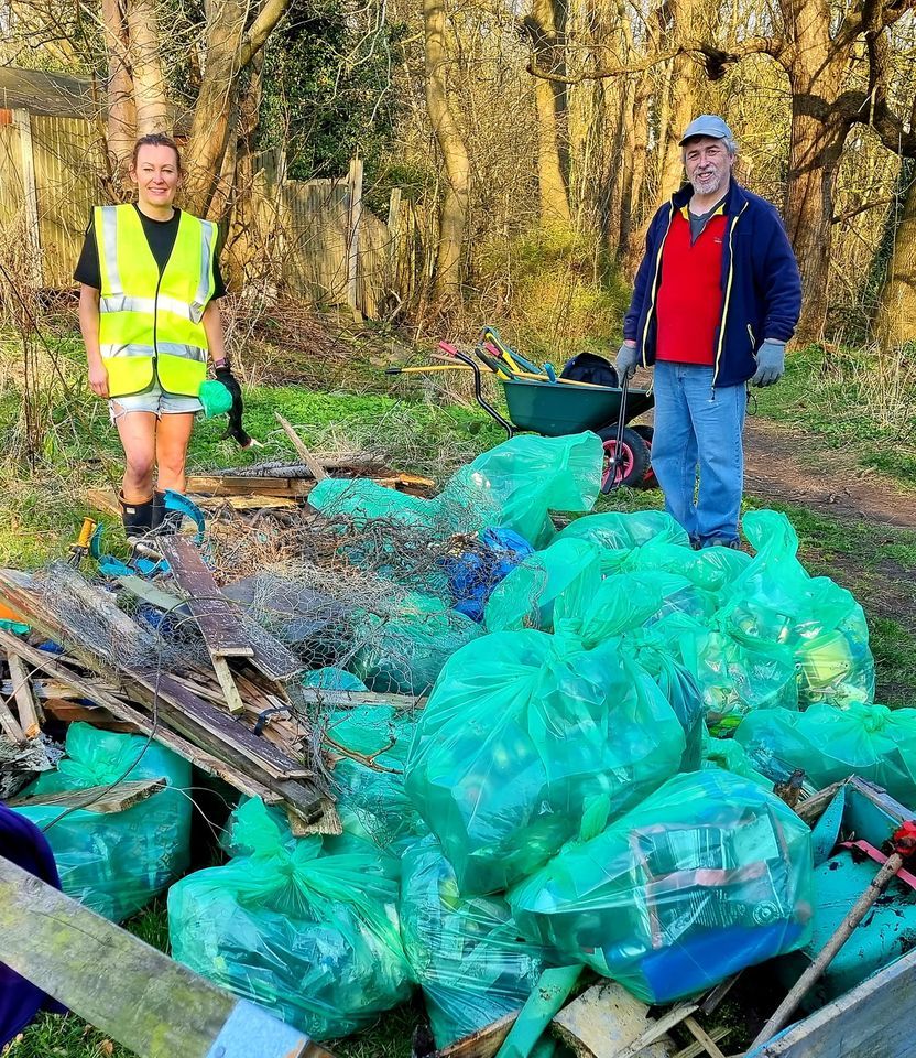Autumn litter pick, St John's Wood, Knutsford, Northwich, November 19