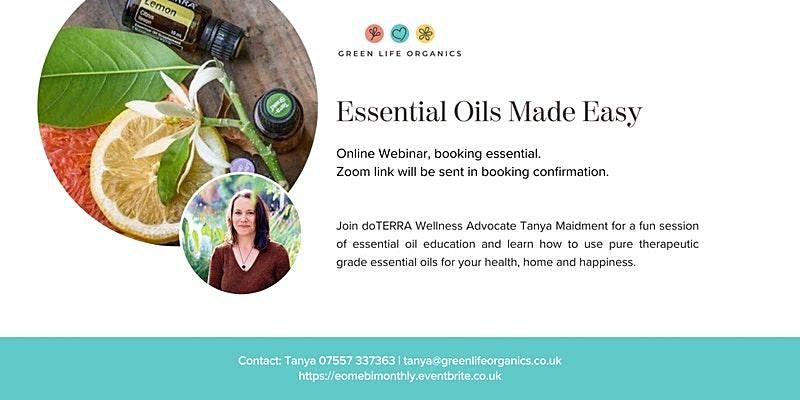 Essential Oils Made Easy Intro Class January 25 To June 6 Online Event Allevents In Doterra Events 2022