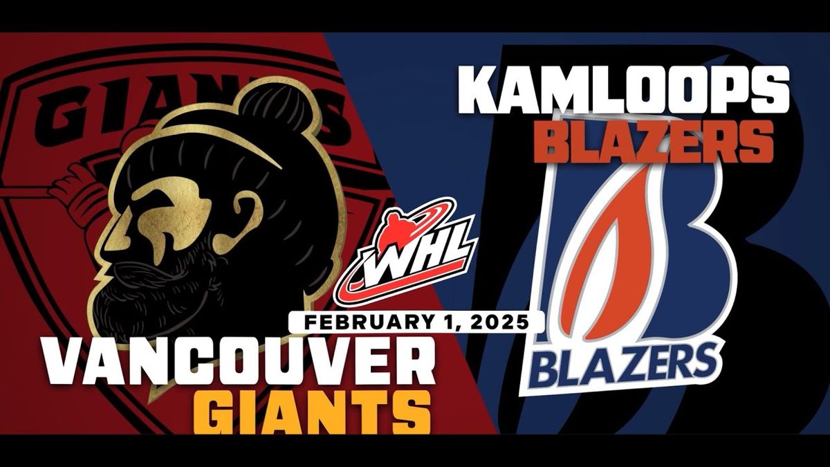 Vancouver Giants vs. Kamloops Blazers, 25 October | Event in Langley | AllEvents