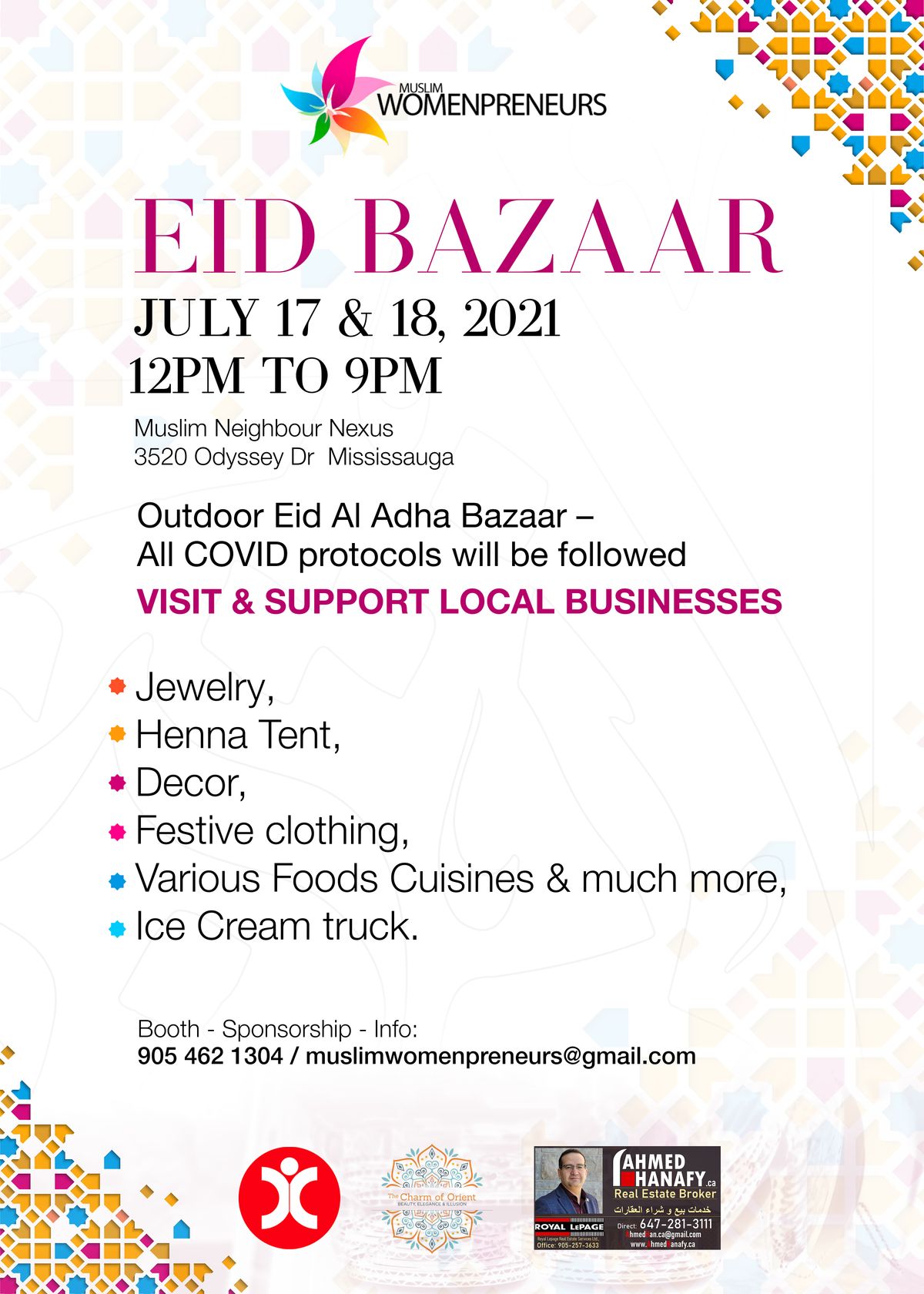 Eid Al Adha Bazaar, Muslim Neighbour Nexus, Mississauga, July 17 to July 18 AllEvents.in Eid Al Adha Bazaar, Muslim Neighbour Nexus, Mississauga, July 17 to July 18 AllEvents.in