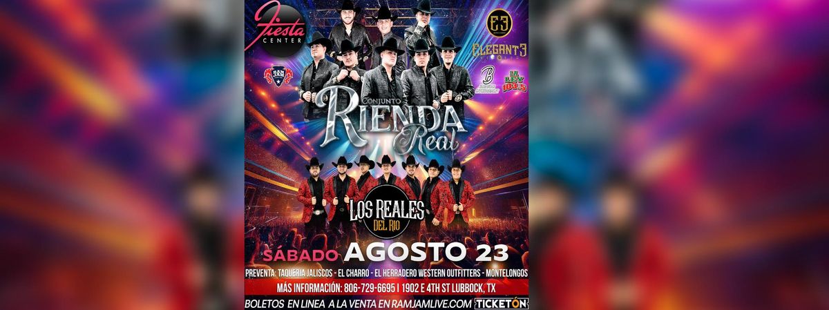 CONJUNTO RIENDA DEL RIO, LOS REALES DEL RIO, 23 August | Event in Lubbock | AllEvents