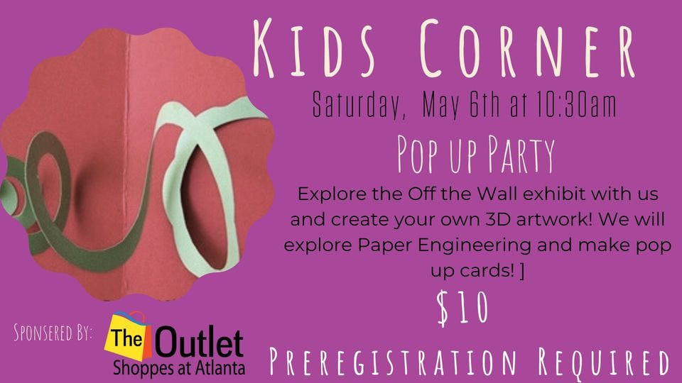 Kids Corner Pop Up Party, Reeves House at Woodstock Arts, 6 May 2023