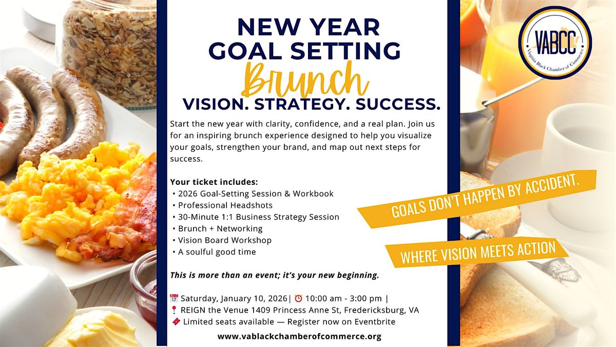 ✨ Goal Setting Brunch: Vision. Strategy. Success. ✨, 10 January | Event in Fredericksburg | AllEvents