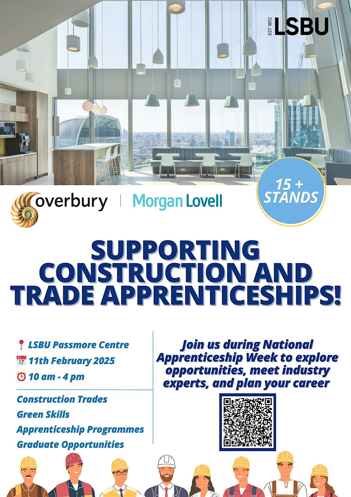 Supporting Construction & Trades Apprenticeships at Overbury and Beyond, 10 February | Event in London