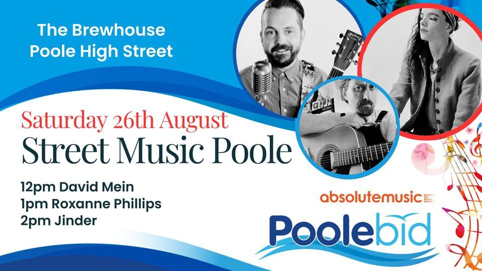 Street Music Poole Outside The Brewhouse Poole High Street The street-music-poole-outside-the-brewhouse-poole-high-street-the