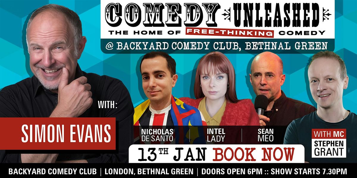 Simon Evans at Comedy Unleashed (London), 13 January | Event in London | AllEvents