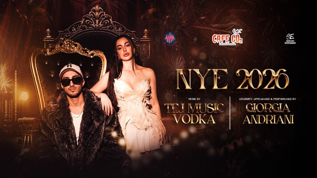 NYE 2026 - Giorgia Andriani &amp; Tej Music Vodka Live At Cafe Co2, 31 December | Event in Mapusa | AllEvents