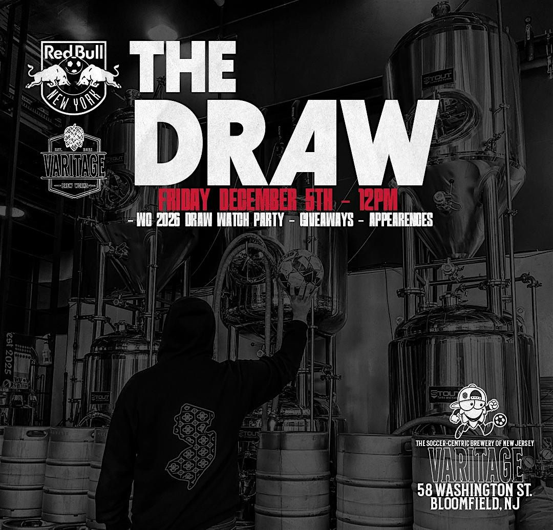 THE DRAW -  Red Bull NY x Varitage WC 2026 Draw Watch Party, 5 December | Event in Bloomfield | AllEvents