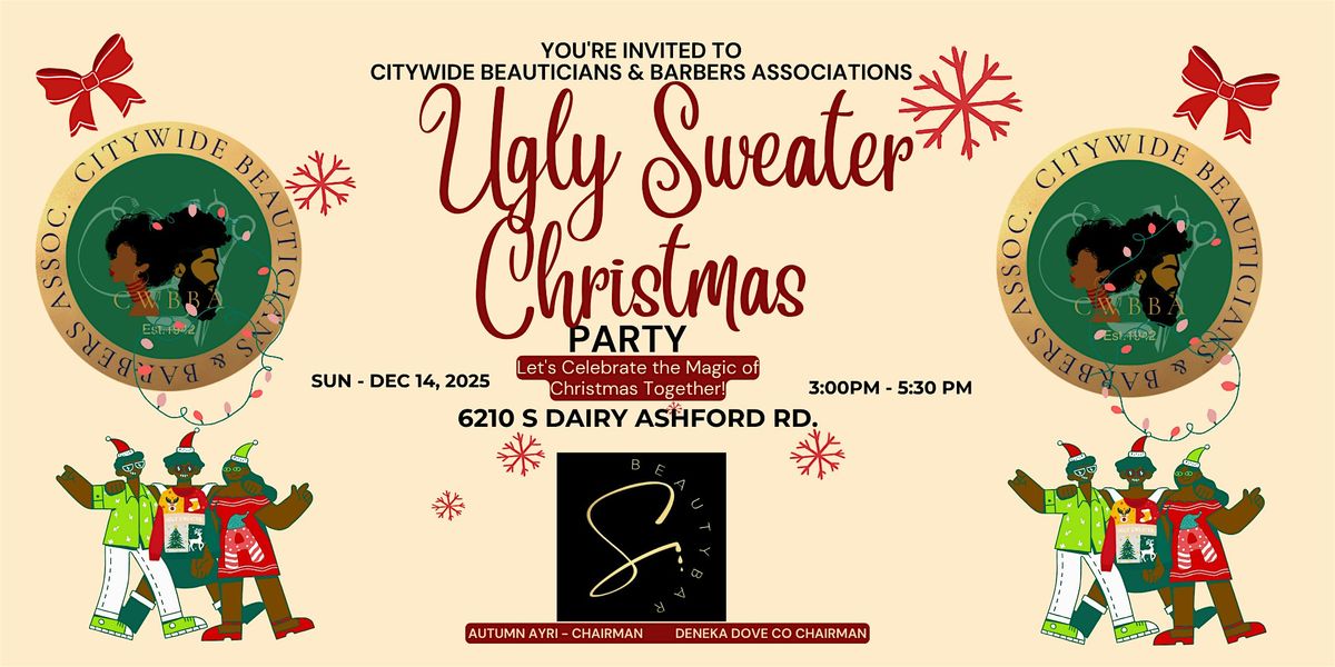 CWBBA Ugly Sweater Christmas Party, 14 December | Event in Houston | AllEvents