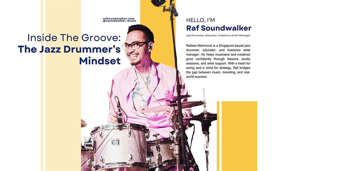 Inside the Groove: The Jazz Drummer’s Mindset., 20 December | Event in Singapore | AllEvents
