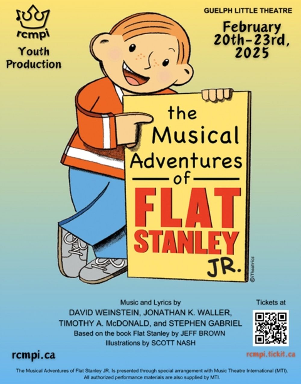 The Musical Adventures of Flat Stanley Jr., 12 March | Event in Findlay | AllEvents