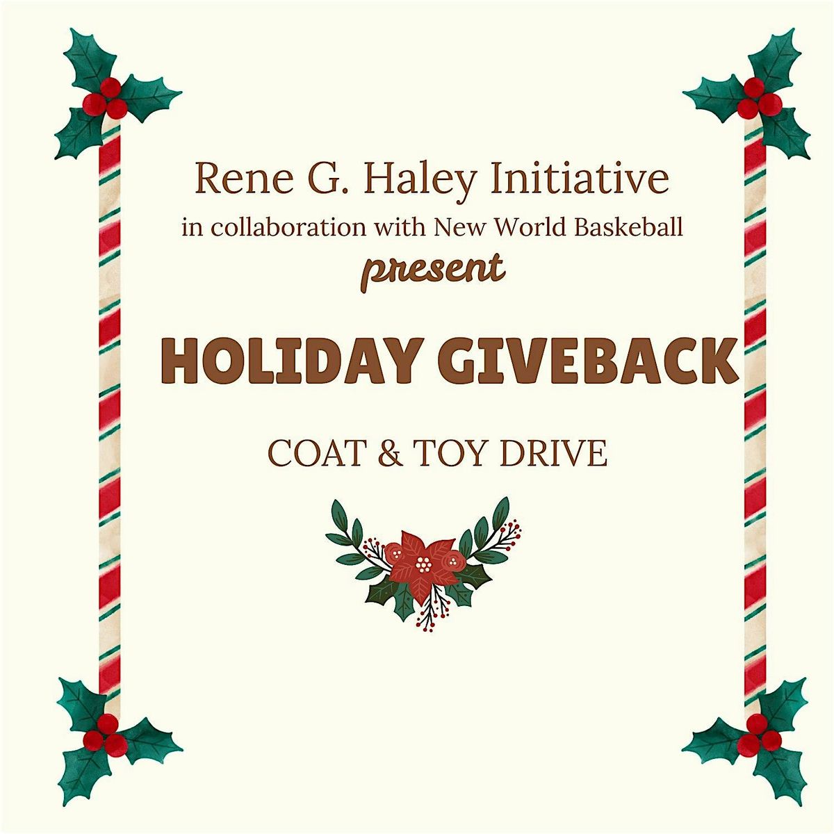 4th Annual Rene G. Haley Initiative - Holiday Giveback, 12 December | Event in Largo | AllEvents