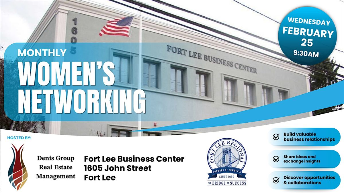 Women's Networking, 25 February | Event in Fort Lee | AllEvents