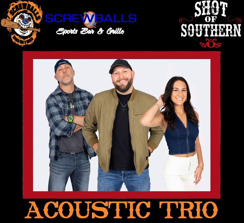 Shot of Southern Trio at Screwballs Sports Bar, Screwballs Sports Bar