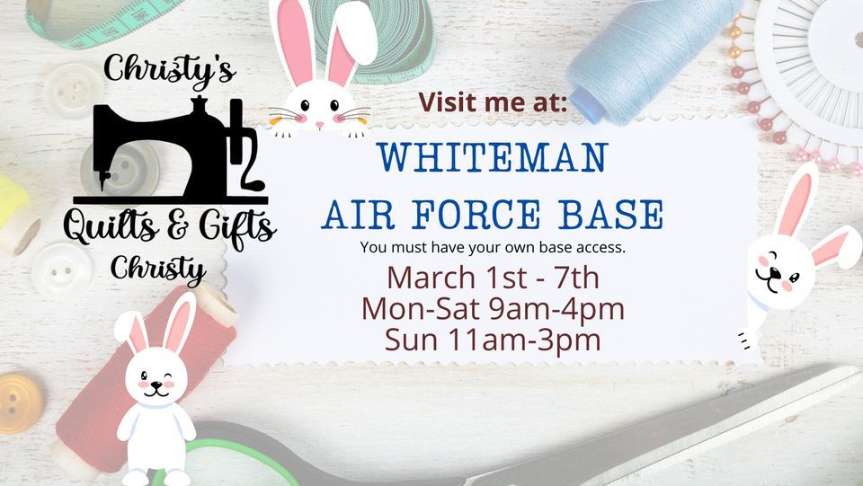 Whiteman Spring PopUp!*, Whiteman AFB Exchange, Whiteman Air Force
