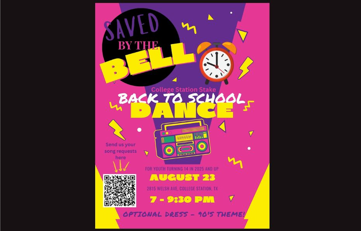 "Back to School" Stake Youth Dance, 23 August | Event in College Station | AllEvents