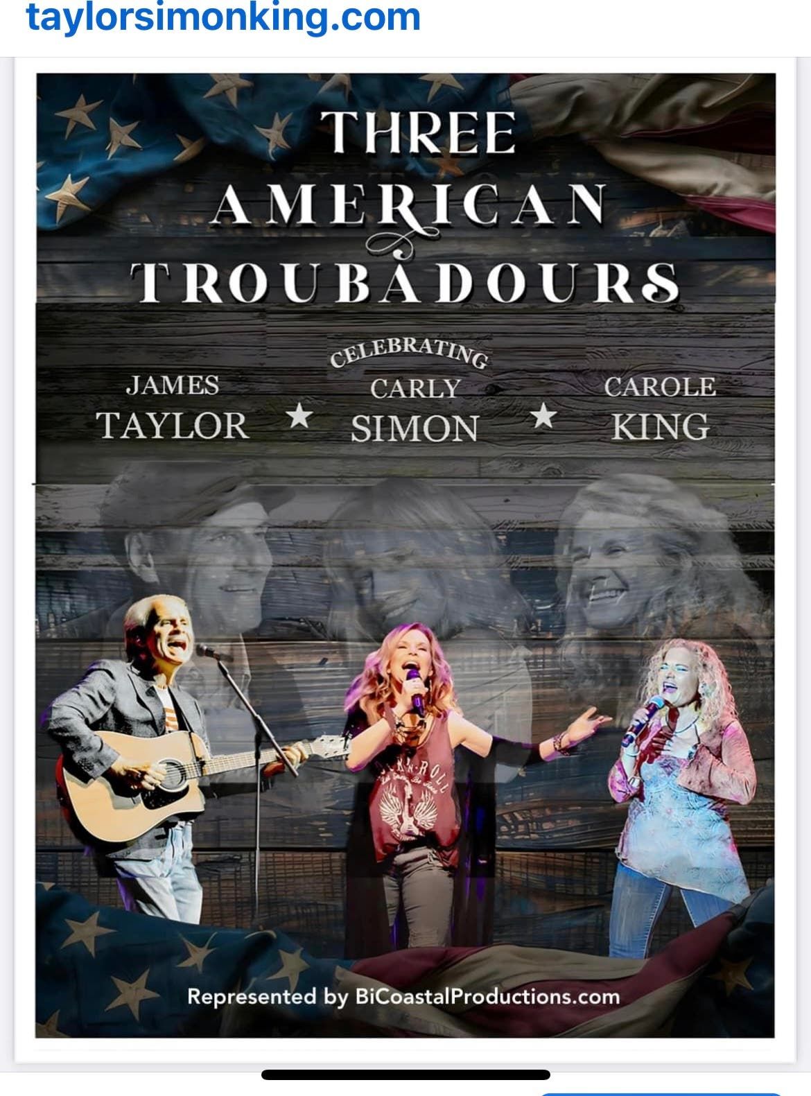 Three American Troubadors at Island Resort & Casino - MI, 16 May | Event in Harris | AllEvents
