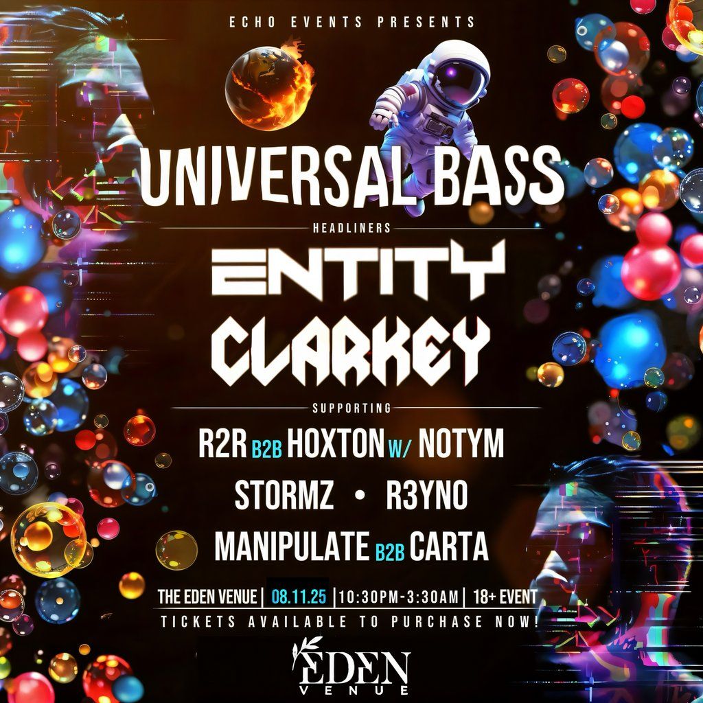 Echo events: Universal Bass, 8 November | Event in Leicester | AllEvents