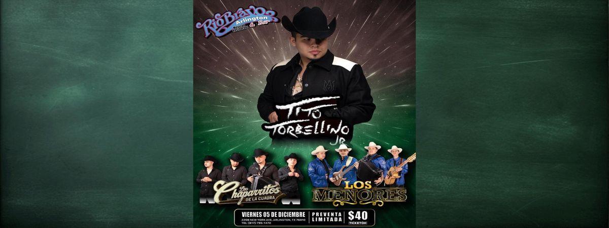 TITO TORBELLINO JR & MAS, 5 December | Event in Arlington | AllEvents