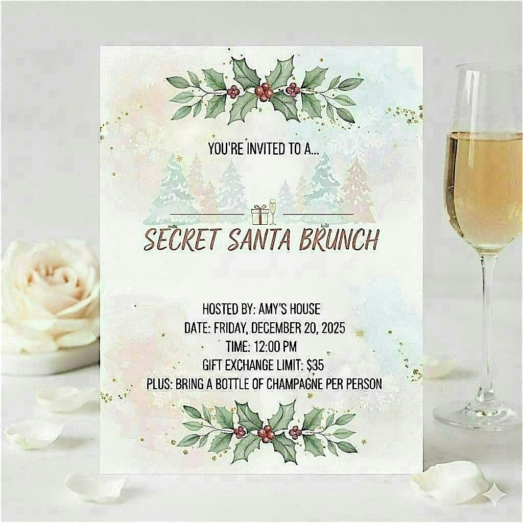 Amy's 3rd Annual Secret Santa Brunch, 21 December | Event in Fayetteville | AllEvents