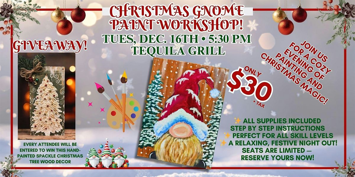 Christmas Gnome Painting, 16 December | Event in Bloomfield | AllEvents