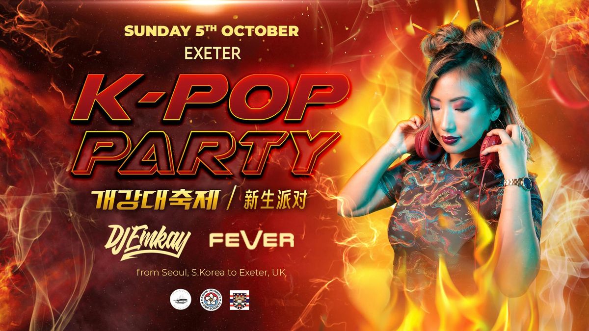 Exeter K-Pop Party - Fire Tour with DJ EMKAY | Sunday 5th October, 5 October | Event in Exeter | AllEvents
