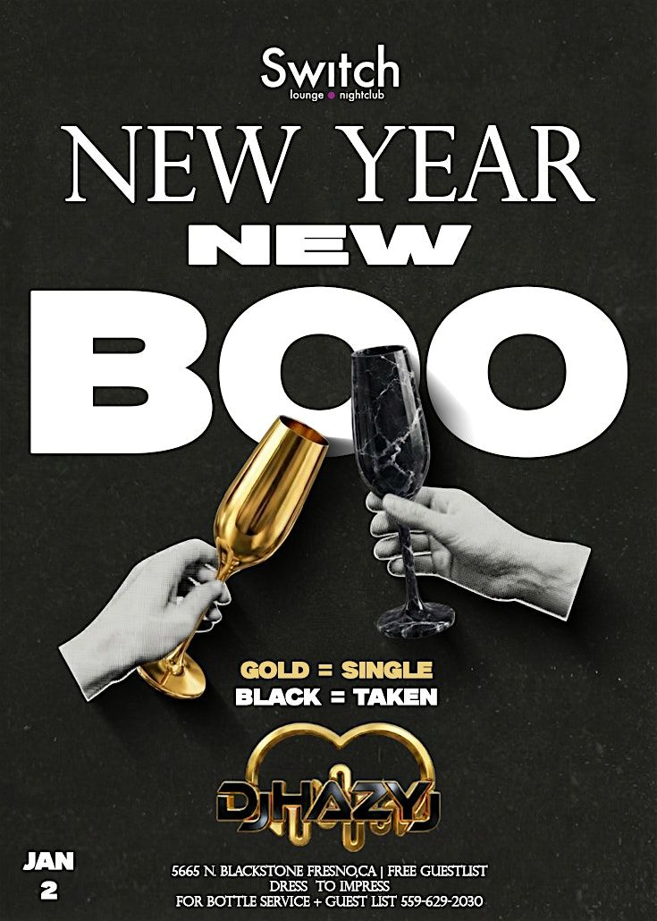 New Year: New Boo l Gold = Single & Black = Taken