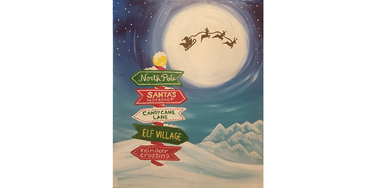 Merry Signs - Paint and Sip in Phoenix | Classpop!™, 22 December | Event in Gilbert | AllEvents