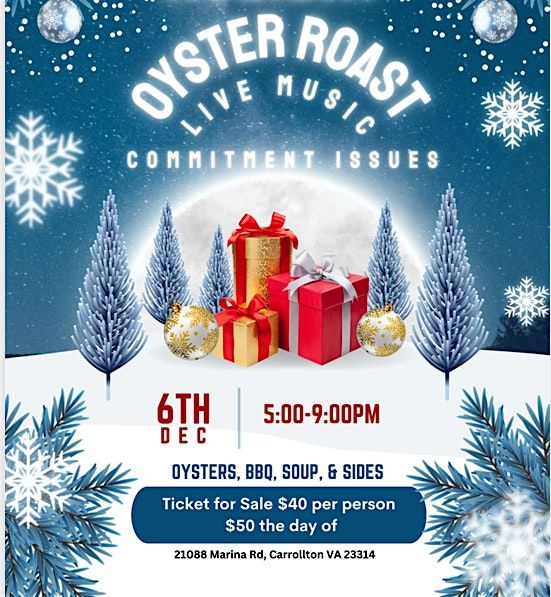 Captain Chuck-a-Muck's Holiday Oyster Roast, 6 December | Event in Carrollton | AllEvents