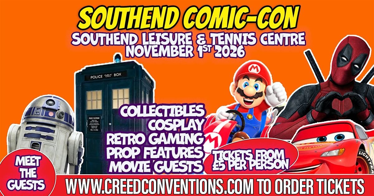 Southend Comic Con, 1 November | Event in Southend-on-Sea | AllEvents
