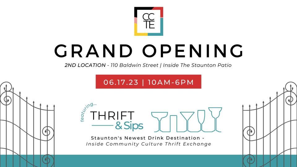 Grand Opening (2nd Location), Staunton Patio Market, June 17 2023