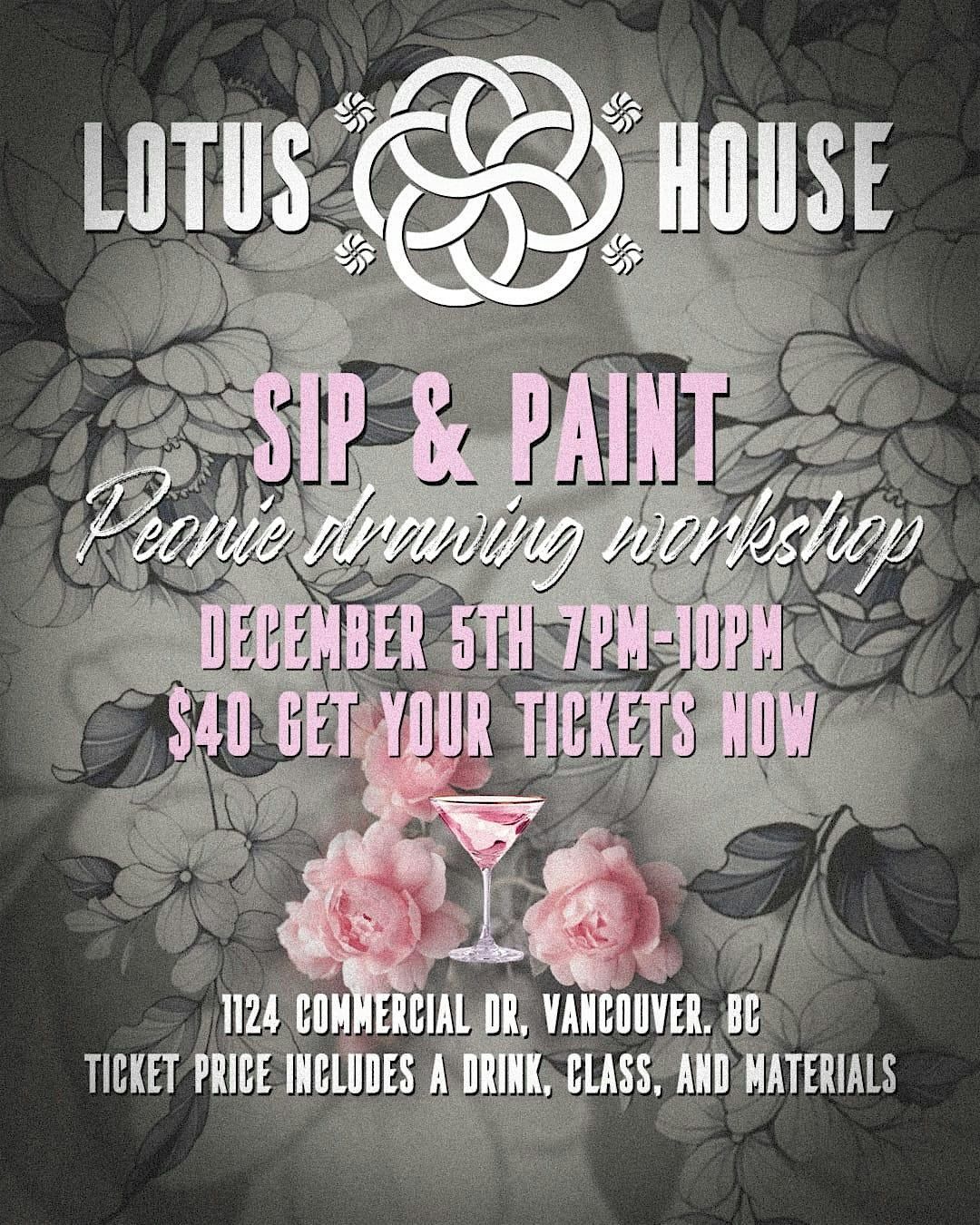 SIP AND PAINT NIGHT, 5 December | Event in Vancouver | AllEvents