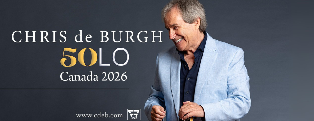 Chris De Burgh at Regent Theatre-Ontario, 13 March | Event in Picton | AllEvents