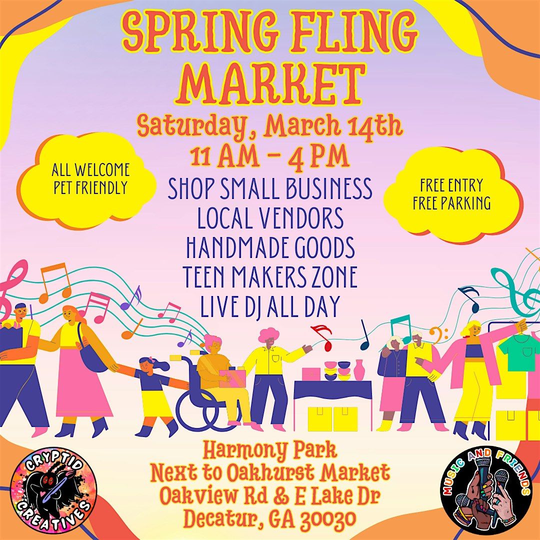 Spring Fling Market: Handmade Arts and Local Crafts at Harmony Park ...
