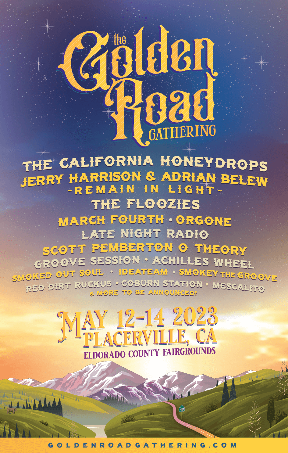 Golden Road Gathering - Saturday at El Dorado Fairgrounds, 16 May | Event in Placerville | AllEvents