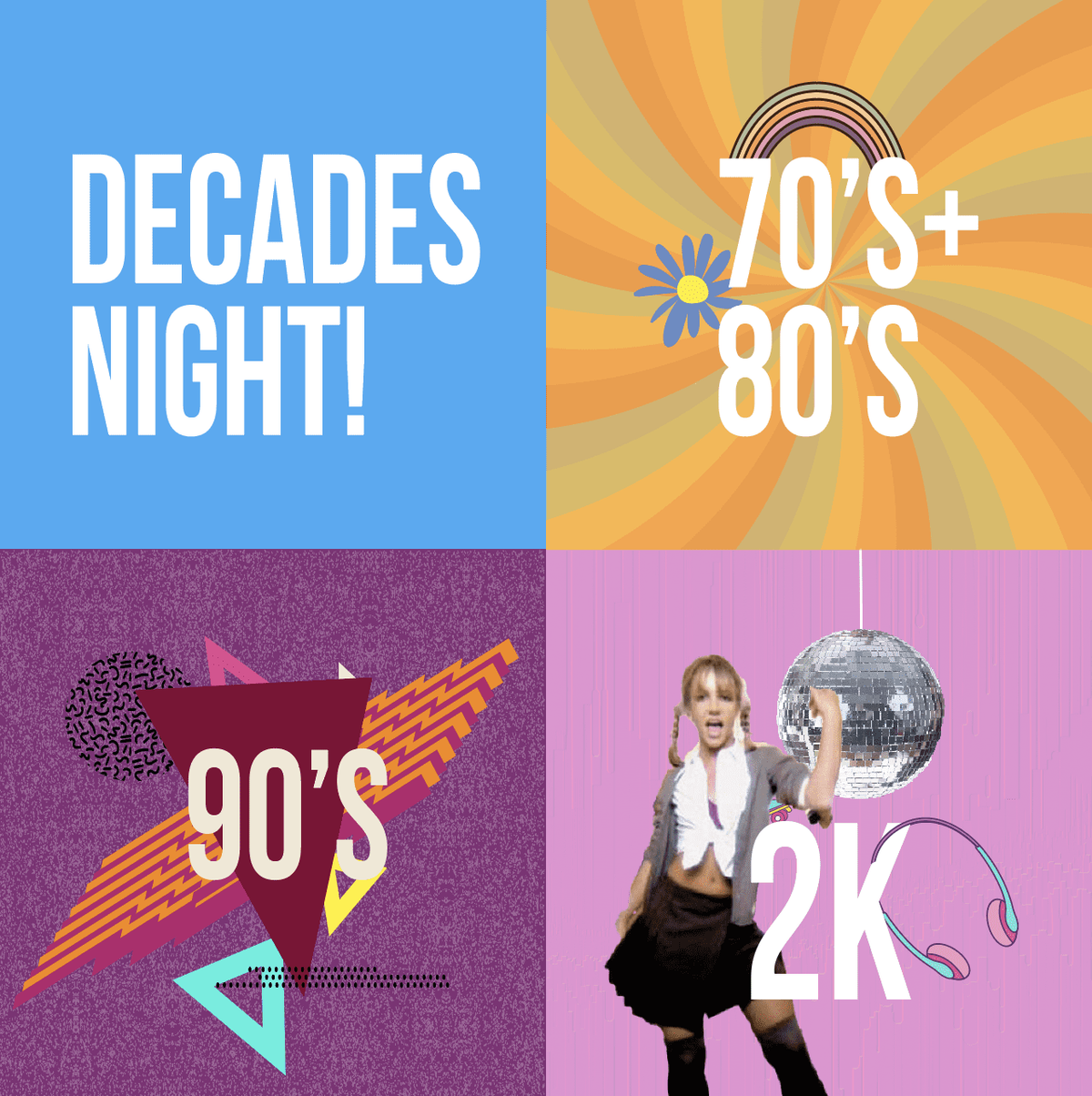 Decades Night at Grinders KC Event Venue | Event in Kansas City | AllEvents