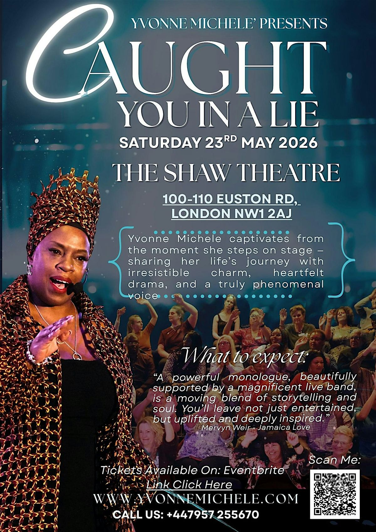 Caught You In A Lie  - Musical Entertainment - The Shaw Theatre - LONDON, 23 May | Event in London | AllEvents