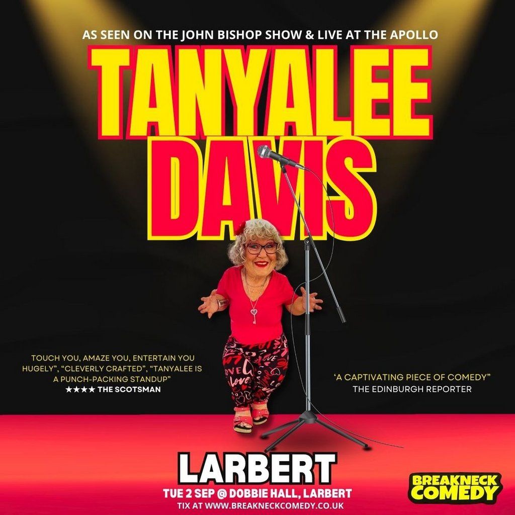 Tanyalee Davis, 2 September | Event in Falkirk | AllEvents