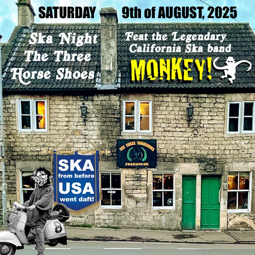 MONKEY live at The Three Horses! | Event in Bradford-on-Avon | AllEvents